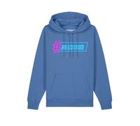 Watapparel Sweat-shirt 'No Excuses' bleu / rose néon, Taille M