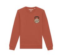Watapparel Sweat-shirt 'No Pain, no Gain 01' beige / noisette / orange, Taille L