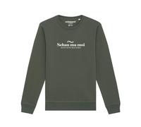 Watapparel Sweat-shirt 'Schau ma moi dann seng mas scho' kaki / vert foncé / blanc, Taille XXL