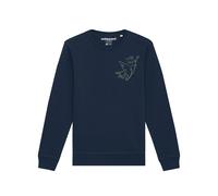 Watapparel Sweat-shirt 'Self Love' bleu marine / greige, Taille 5XL