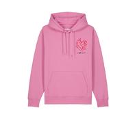 Watapparel Sweat-shirt 'Self Love' homard / rose / noir, Taille XXL