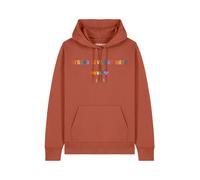 Watapparel Sweat-shirt 'Spread Love not Hate' noisette, Taille M