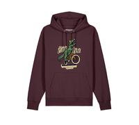 Watapparel Sweat-shirt ' T-Rex Fahrrad ' mélange de couleurs / rouge foncé, Taille XS