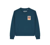 Watapparel Sweat-shirt 'Tarot The Chocolate ' pétrole / mélange de couleurs, Taille S