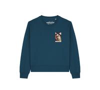 Watapparel Sweat-shirt 'Tarot The Lovers ' pétrole / mélange de couleurs, Taille M