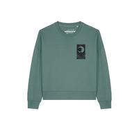 Watapparel Sweat-shirt 'Tarot The Moon ' vert / noir, Taille XL