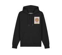 Watapparel Sweat-shirt ' Tarot The Pizza ' jaune / rouge / noir / blanc, Taille M