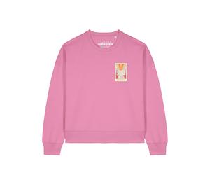 Watapparel Sweat-shirt 'Tarot The Reader ' mélange de couleurs / rose, Taille L