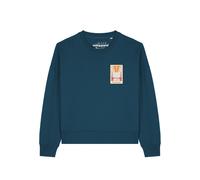 Watapparel Sweat-shirt ' Tarot The Reader ' pétrole / mélange de couleurs, Taille XXL