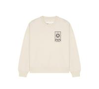 Watapparel Sweat-shirt 'Tarot The Sun ' beige clair / noir, Taille XXL