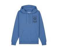Watapparel Sweat-shirt ' Tarot The Sun ' bleu / noir, Taille XXL