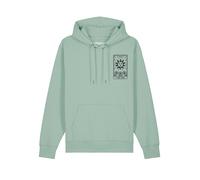 Watapparel Sweat-shirt 'Tarot The Sun' menthe / noir, Taille XS