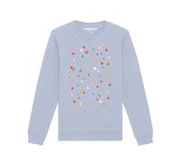 Watapparel Sweat-shirt 'This is Art' beige clair / bleu / bleu clair / miel / orange, Taille XXXL