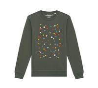 Watapparel Sweat-shirt 'This is Art' kaki / mélange de couleurs, Taille L