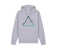 Watapparel Sweat-shirt ' Triangle ' bleu chiné / lilas, Taille XXXL