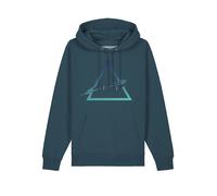 Watapparel Sweat-shirt 'Triangle' pétrole, Taille L