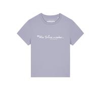 Watapparel T-shirt 'Alle Jahre Wieder' violet pastel / blanc, Taille XS