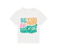 Watapparel T-shirt 'Be kind to yourself' vert / rose / blanc, Taille M