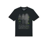 Watapparel T-Shirt 'Be The Best' gris / vert fluo / noir, Taille S