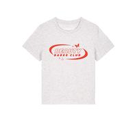 Watapparel T-shirt 'Beauty babes club' rouge / blanc chiné, Taille S