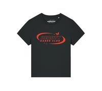 Watapparel T-shirt 'Beauty babes club' rouge / noir, Taille XS