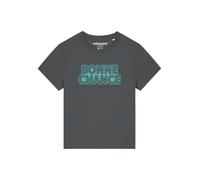 Watapparel T-shirt 'Bonne Chance' turquoise / anthracite, Taille M