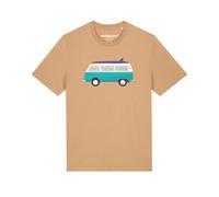Watapparel T-Shirt ' California Dream ' beige / mélange de couleurs, Taille XL