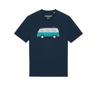 Watapparel T-Shirt ' California Dream ' bleu foncé / mélange de couleurs, Taille S