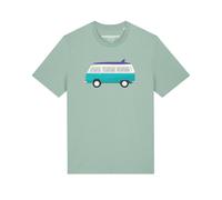 Watapparel T-Shirt ' California Dream ' turquoise / mélange de couleurs, Taille S