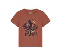 Watapparel T-shirt 'Chance to dance' rouge rouille, Taille M