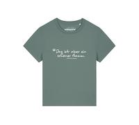 Watapparel T-shirt 'Das Ist Aber Ein Schöner Baum' vert / blanc, Taille M