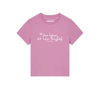 Watapparel T-shirt 'Das Leben Ist Kein Ponyhof' rose clair / blanc, Taille M