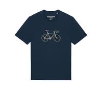 Watapparel T-Shirt ' Doodle Bike ' bleu foncé / mélange de couleurs, Taille 5XL