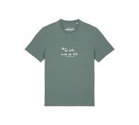 Watapparel T-Shirt 'Es Ist Wie Es Ist' menthe / blanc, Taille M