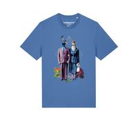 Watapparel T-Shirt ' Fancy Birds ' bleu clair / mélange de couleurs, Taille XS
