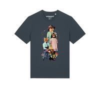 Watapparel T-Shirt ' Fancy Fox ' anthracite / mélange de couleurs, Taille XS