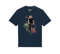 Watapparel T-Shirt 'Fancy Tiger' bleu foncé / mélange de couleurs, Taille XS