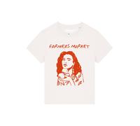 Watapparel T-shirt 'Farmers market' homard / blanc, Taille M