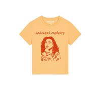 Watapparel T-shirt 'Farmers Market' miel / homard, Taille L