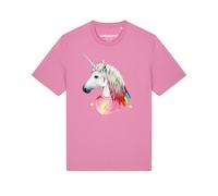 Watapparel T-Shirt 'Flash, the unicorn' mélange de couleurs / éosine, Taille L