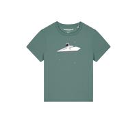 Watapparel T-shirt ' Fly me to the moon ' bleu / mélange de couleurs, Taille S