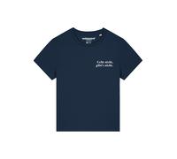 Watapparel T-shirt 'Geht Nicht Gibts Nicht' bleu foncé / blanc, Taille XXL