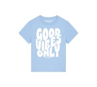 Watapparel T-shirt ' Good vibes only ' bleu clair / blanc, Taille S