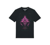 Watapparel T-Shirt 'Goth Mystic' fuchsia / noir, Taille M