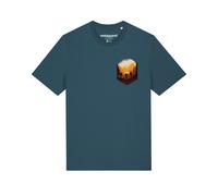 Watapparel T-Shirt 'Hiking in the mountains' pétrole / mélange de couleurs, Taille M