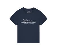 Watapparel T-shirt 'Ich Will Ja Nichts Sagen Aber' bleu marine / blanc, Taille XXL