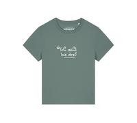 Watapparel T-shirt 'Ich Zähl Bis Drei' jade / blanc, Taille XL