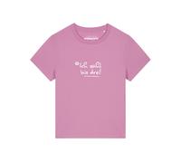 Watapparel T-shirt 'Ich Zähl Bis Drei' rose / blanc, Taille XXL