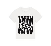 Watapparel T-shirt 'Learn to let go' noir / blanc, Taille S