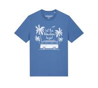 Watapparel T-Shirt ' Let the adventure begin ' bleu clair / blanc, Taille L